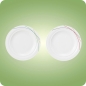 Preview: Community Teller flach 20,0 cm Green- o. Red-Line  Fahne