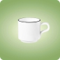 Preview: GOOD MOOD Black Line Moccatasse 0,09 L Seltmann Weiden