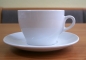 Preview: Cafe au lait-Untertasse 17 cm Porzellan "Luna" -Restposten-