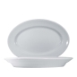 Preview: Tivoli White, Platte oval 38 cm Saturnia