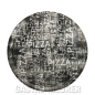 Preview: Napoli Black & White, Dekor Pizzateller 31 cm Saturnia
