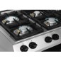 Preview: Bartscher 4 Flammen-Gasherd mit Elektro Ofen Serie MFGO
