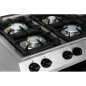 Preview: Bartscher 6 Flammen-Gasherd mit Elektro Ofen Serie MFGO