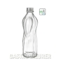 Preview: Aqua Flasche mit Metallschraubverschluss 100cl, Bormioli