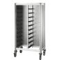 Preview: Mensa DOUBLE Tablettwagen für 2x10 Tabletts GN 1/1