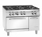 Preview: Bartscher 6 Flammen-Gasherd m. Gasbackofen 2/1 GN Serie 900