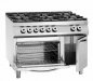 Preview: Bartscher 6 Flammen-Gasherd m. Elektrobackofen GN 2/1 Serie 900