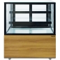 Preview: Saro Kuchenvitrine Holzdekor 300 L Modell MAXIME