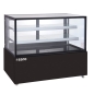 Preview: Saro Kuchenvitrine 510 L schwarz VANESSA