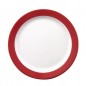 Preview: Eschenbach Teller flach Fahne 25,5 cm, rot, Color mit System