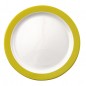 Preview: Eschenbach Teller flach Fahne 25,5 cm, gelb, Color mit System
