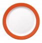 Preview: Eschenbach Teller flach Fahne 25,5 cm, orange, Color mit System