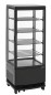 Preview: Bartscher Mini-Kühlvitrine 98L2T schwarz 98 Liter