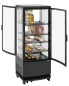 Preview: Bartscher Mini-Kühlvitrine 98L2T schwarz 98 Liter