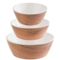 Preview: APS CRAZY WOOD Schale Melamin 0,25 0,5 1,2 l