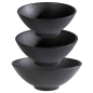 Preview: APS NERO Schale Melamin Ø 16 cm, 19 cm + 24 cm