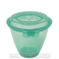 Preview: Eco-Takeouts Mehrweg-Menueschale 175 ml, Ø 9,1 cm H 7,8 cm, mit Deckel, grün