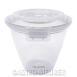 Preview: Eco-Takeouts Mehrweg-Menueschale 365 ml, Ø 11,7 cm H 9,9 cm, mit Deckel, weiß