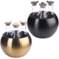 Preview: Frilich CARAFINE Triplet Gold oder Black mit 3 Karaffen 1,2 l