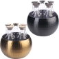 Preview: Frilich CARAFINE "Quintet" Gold oder Black mit 5 Karaffen 1,2 l