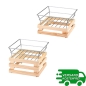 Preview: RAISER Nature 33x33 Obstkorb Frilich 2 Höhen 3753/010 3753/020