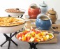 Preview: Frilich RAISER NATURE Buffet Bowl Porzellankugel 1,5 l + 3,5 l in 5 Farben