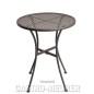 Preview: Bolero Bistrotisch rund 60 cm, Stahl, grau
