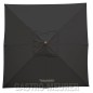 Preview: Bolero Sonnenschirm Farbe Schwarz, quadratisch 2,5 x 2,5 m