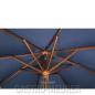 Preview: Bolero Sonnenschirm Farbe Blau, quadratisch 2,5 x 2,5 m