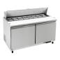 Preview: POLAR Saladette GD883 2-Türig 16 x GN 1/6