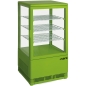 Preview: Saro Mini-Umluftkühlvitrine 68L grün Modell SC 70 330-10041