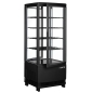 Preview: Saro Kühlvitrine, Doppeltür, 98 L Modell SC 100 DT schwarz 330-1015