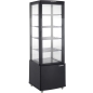 Preview: Saro Kühlvitrine, schwarz Modell PHIL 330-3036