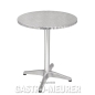 Preview: Bolero Bistrotisch rund klappbar 1 Bein, 60 cm Edelstahl