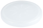 Preview: Eco-Takeouts Ersatz-Deckel Ø 10,5 cm weiß