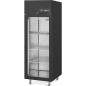 Preview: CHROMOnorm STAR-BLACK - Kühlschrank BR650 GN 2/1 Glastür CHKMN065S0V1