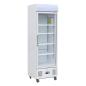 Preview: Glastür-Kühlschrank 336 Liter fahrbar