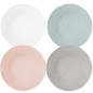 Preview: NORI Teller flach 28 cm Vollrelief in 4 Farben Seltmann Weiden
