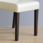 Preview: Bolero Polsterstuhl Kunstleder creme