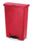 Preview: Rubbermaid Tretabfalleimer 90 l fahrbar rot