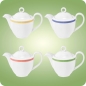 Preview: Community Kaffeekanne 0,38 l Pinselband Seltmann Weiden