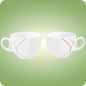 Preview: Community Green-​ o. Red-​Line Kaffeetasse Tulpe 0,22 l Seltmann Weiden