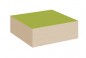 Preview: Quadratpodest rundum geschlossen 70 x 70 cm