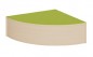 Preview: Viertelkreispodest 70 x 70 cm