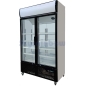 Preview: Getränkekühlschrank mit Display 600 Liter Skyrainbow LC628MAF Kühlschrank Glastür Getränke