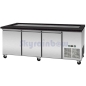Preview: SNACK-Line, Kalte Theke, 5x GN1/1, Granit Star Galxy, 188x82x85.5 Klarglas, Zwischenablage Skyrainbow THSAI188GS_FG