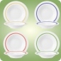 Preview: Community Teller tief 23 cm Pinselband Seltmann Weiden