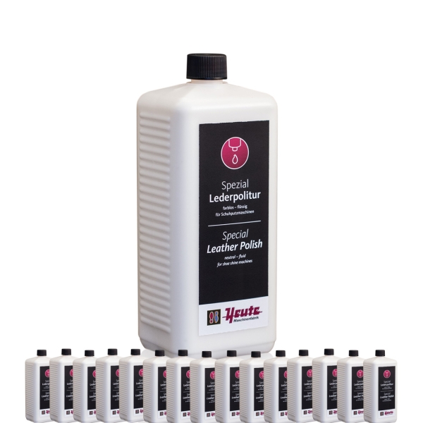 Heute Spezial-Lederpolitur farblos, 15 Flaschen a 1 Liter