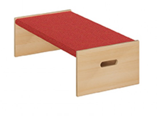 Rechteckpodest 1-seitig offen Höhe 24 cm