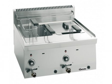 Bartscher Gas-Doppel-Friteuse 2 x 8 Liter Serie 600